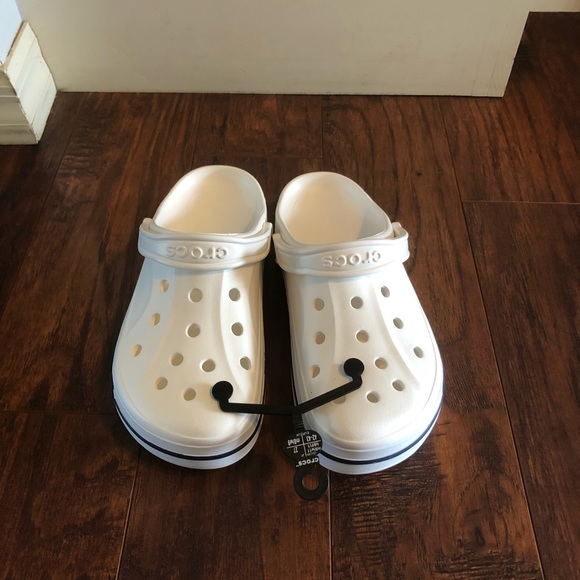 Nwt crocs white bayaband clogs shoes slippers - Picture 7 of 9
